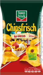 Funny Frisch Chipsfrisch Rot Weiss Schranke Lebensmittel Salzige Snacks